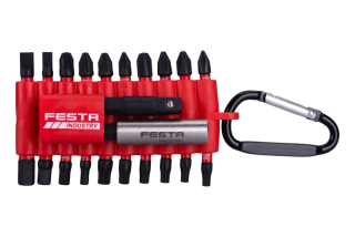 Bity - sada torzních bitů FESTA INDUSTRY 25mm/20ks s magnetickým adaptérem